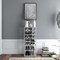 7-Tier Dual 14 Pair Shoe Rack Free Standing Concise Shelves Storage
